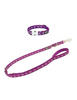 Red Dingo Collier Paws, violet